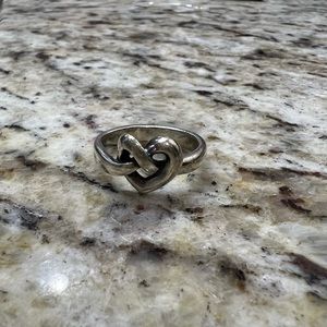 James Avery heart knot ring